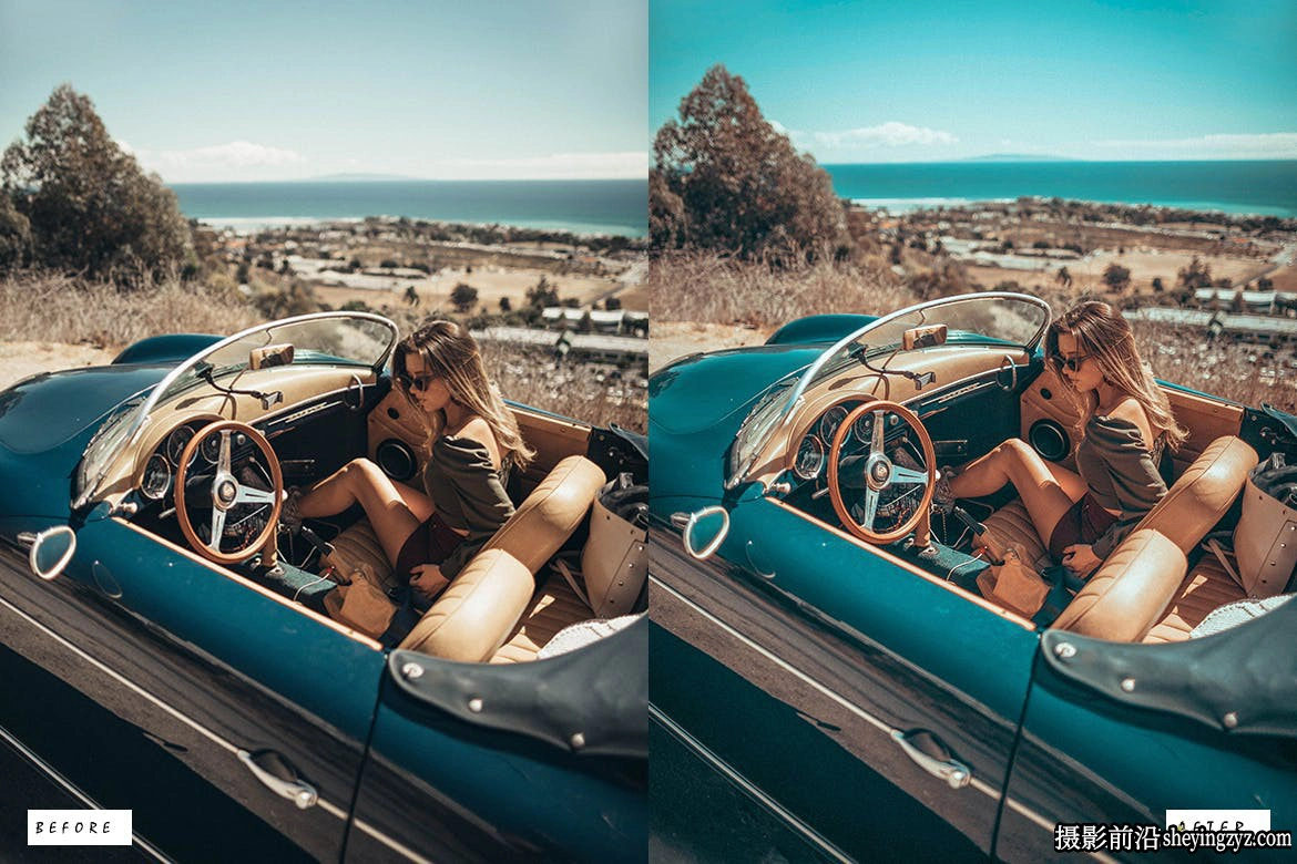 网红风格青橙色调电影胶片人像LR预设ACR预设 Pro Cinema Presets