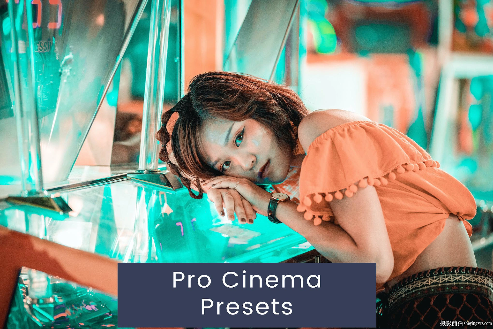 网红风格青橙色调电影胶片人像LR预设ACR预设 Pro Cinema Presets