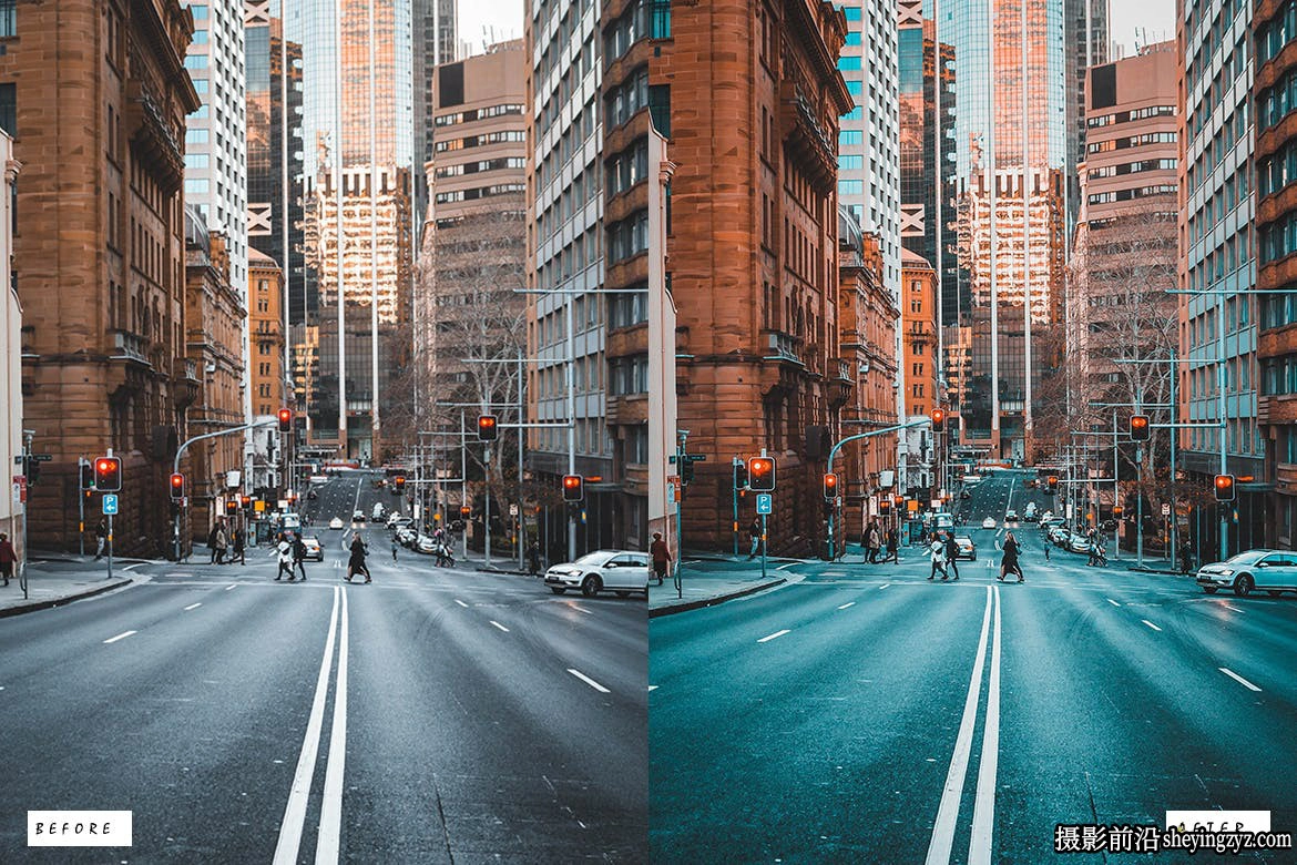 网红风格青橙色调电影胶片人像LR预设ACR预设 Pro Cinema Presets