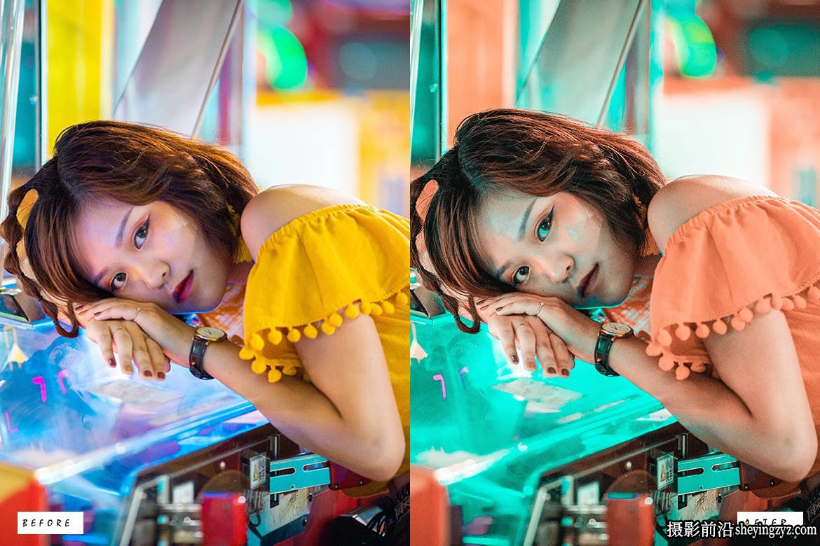 网红风格青橙色调电影胶片人像LR预设ACR预设 Pro Cinema Presets