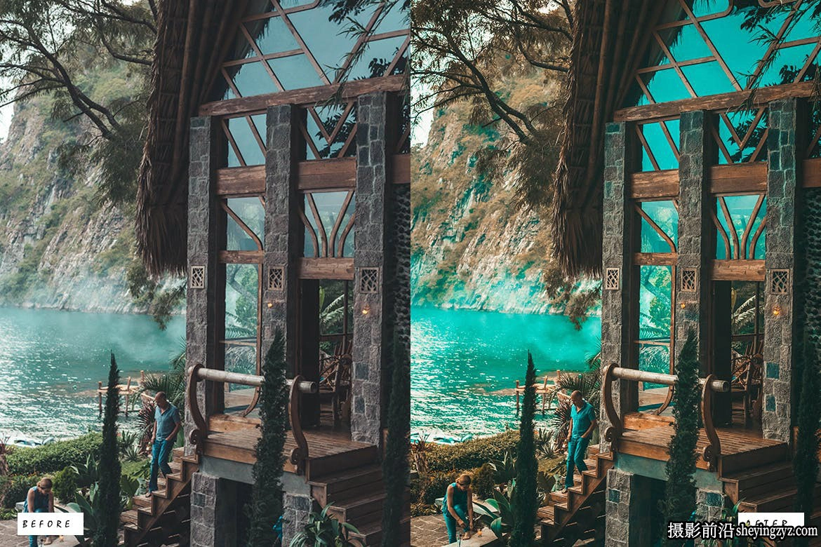 网红风格青橙色调电影胶片人像LR预设ACR预设 Pro Cinema Presets