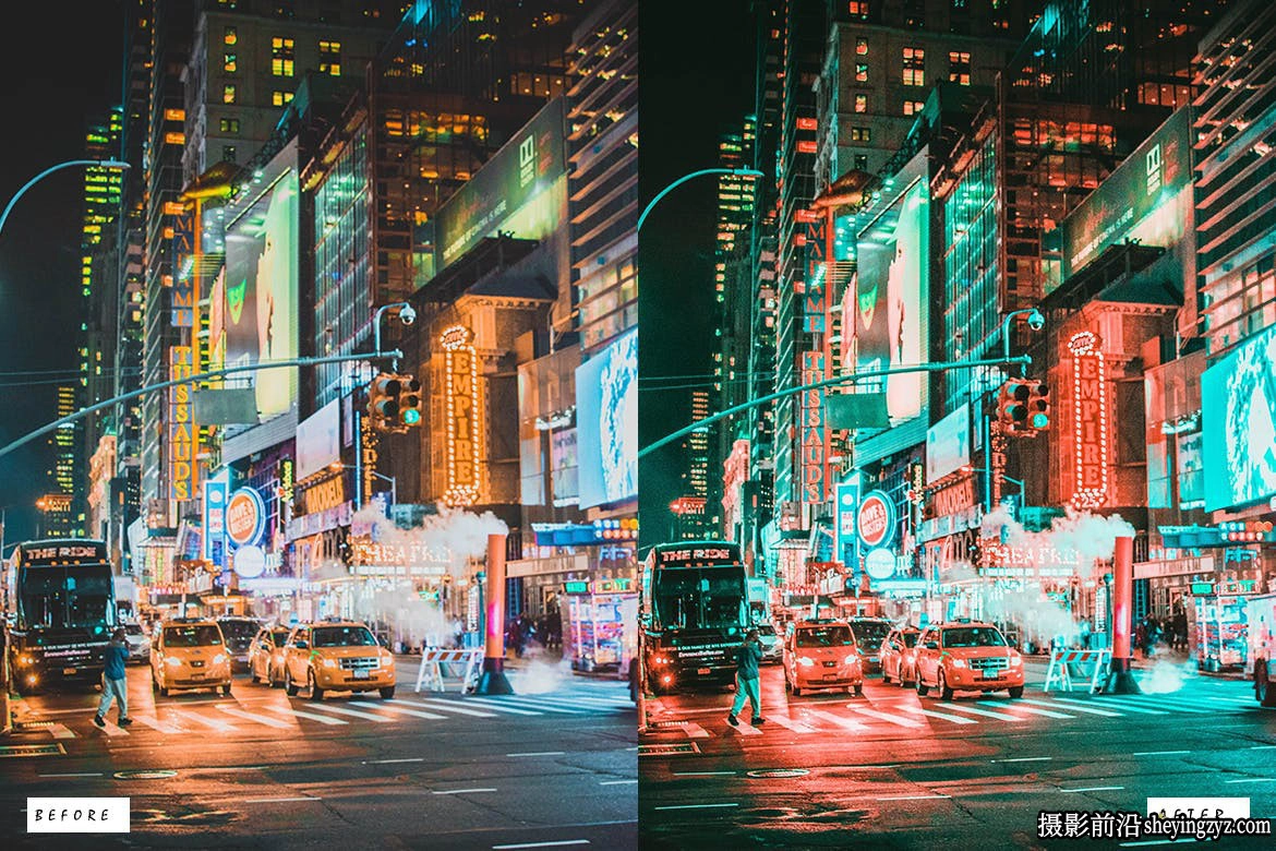 青橙色电影风光调色LR预设ACR预设Teal &amp; Orange Lightroom Presets