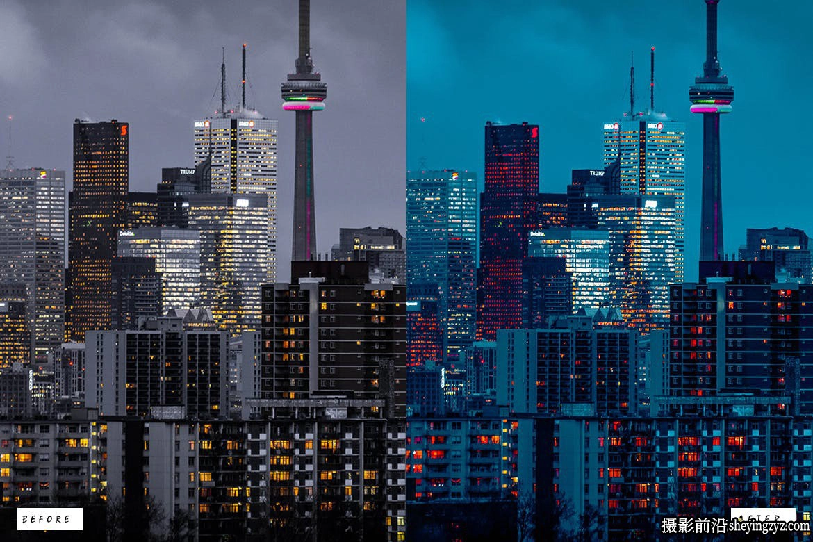 赛博朋克城市风光LR预设/PS预设 Cyberpunk Styles Lightroom Presets
