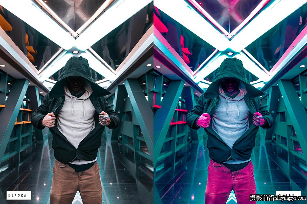 赛博朋克城市风光LR预设/PS预设 Cyberpunk Styles Lightroom Presets