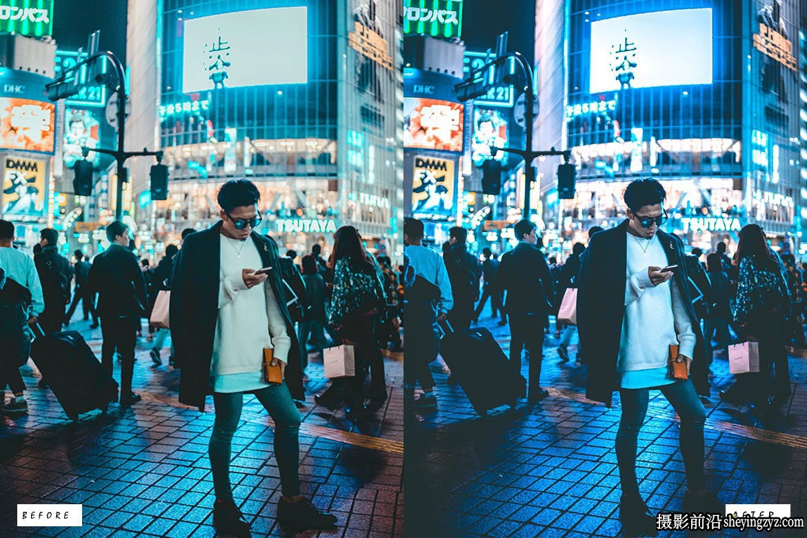赛博朋克城市风光LR预设/PS预设 Cyberpunk Styles Lightroom Presets