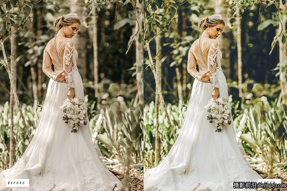 最好的电影婚礼跟片LR预设ACR调色预设 Wedding Lightroom Presets