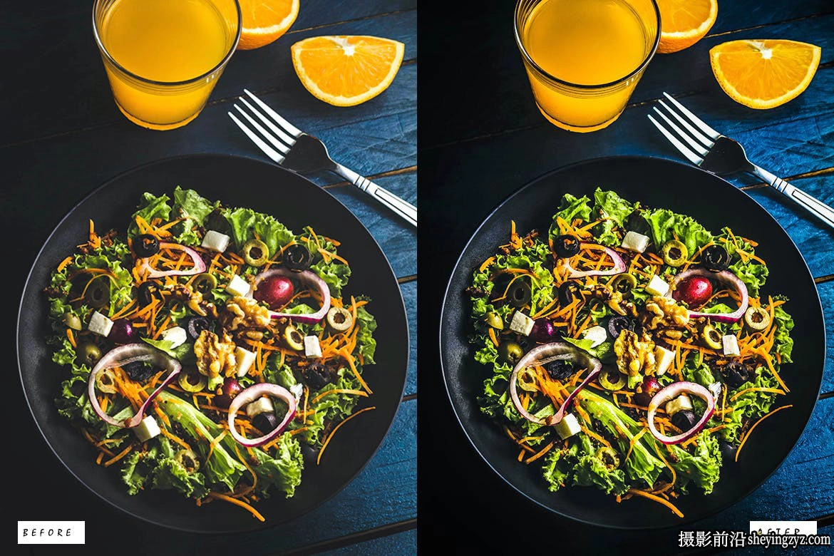 美食摄影后期调色LR预设ACR调色预设 Food Blogger Lightroom Preset