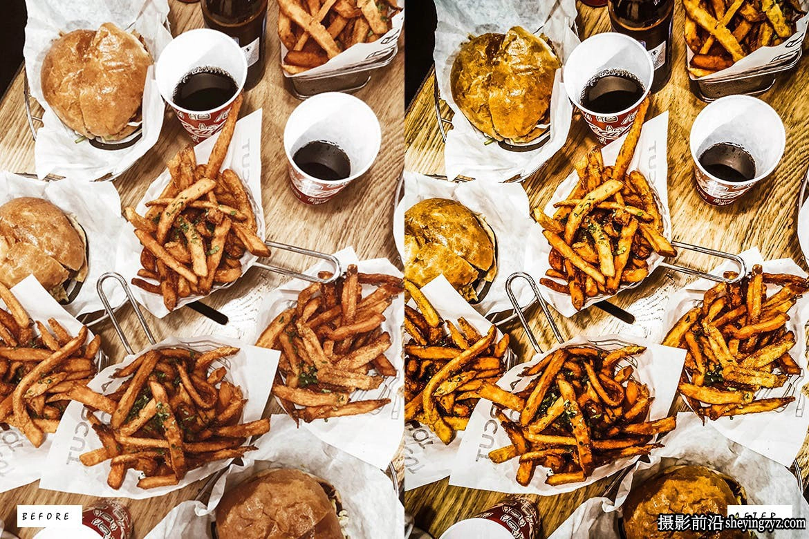 美食摄影后期调色LR预设ACR调色预设 Food Blogger Lightroom Preset