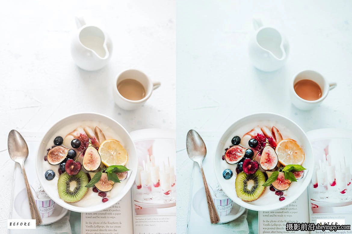 美食摄影后期调色LR预设ACR调色预设 Food Blogger Lightroom Preset