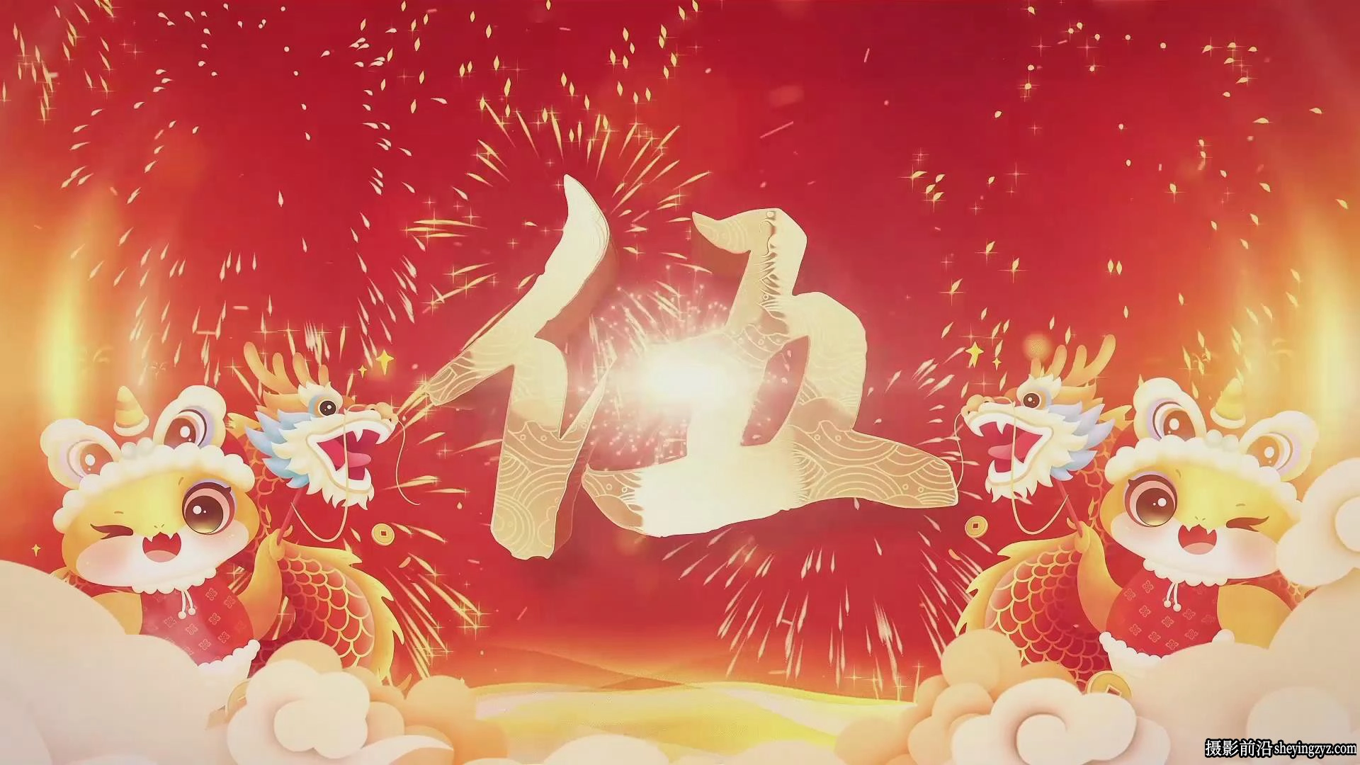 40款2025蛇年倒计时AE模板,开场跨年年会春节晚会开场仪式视频模板