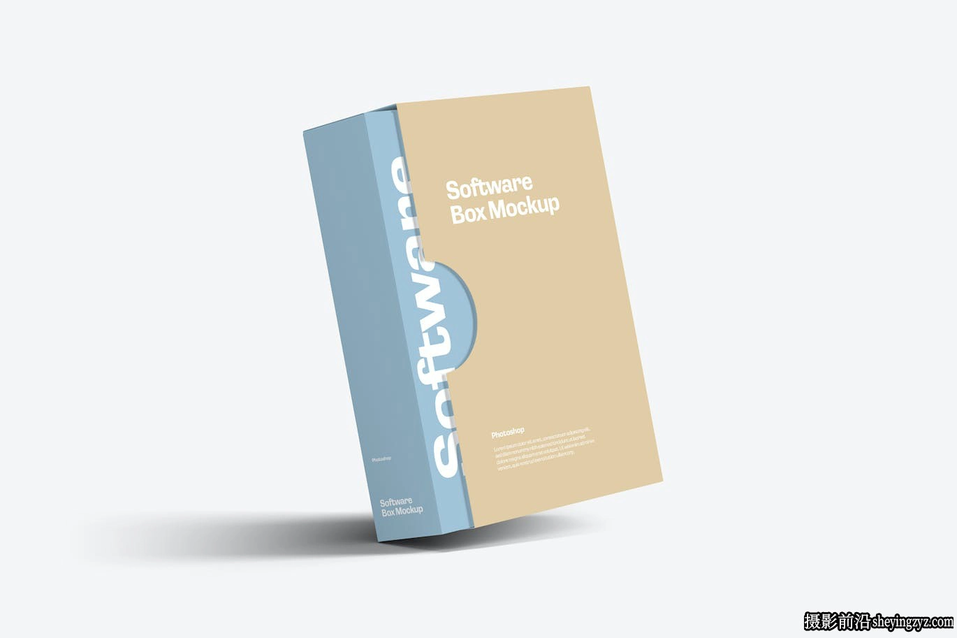 软件盒样机,电子产品包装盒包装样机