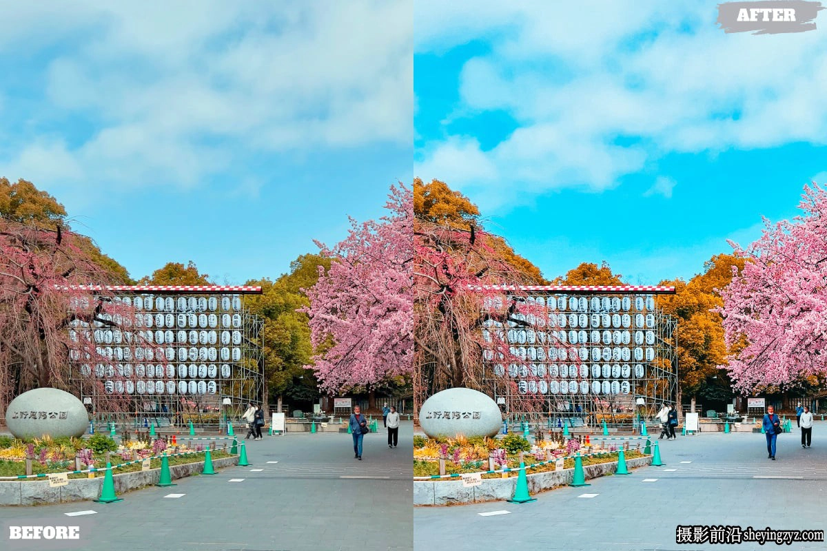 春季风光后期调色LR预设及手机lr预设 Spring City Lightroom Presets