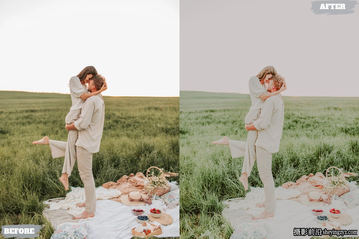 复古电影胶片lr预设及PS预设 Couple Valentine Lightroom Presets