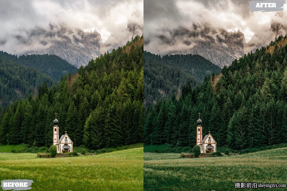 电影风光调色lr预设及手机版lr预设 Landscape Lightroom Presets