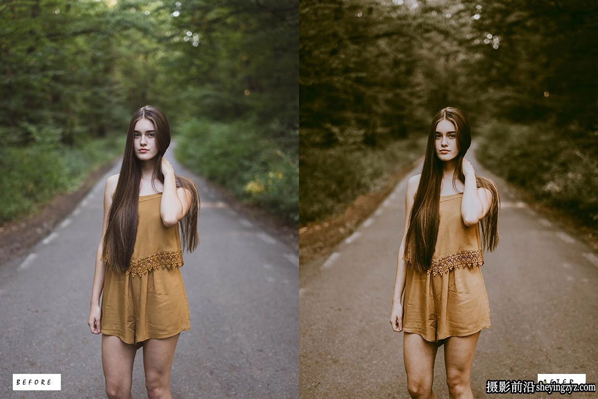 情绪胶片人像调色免费LR预设PS预设 Moody Vibes Lightroom Presets