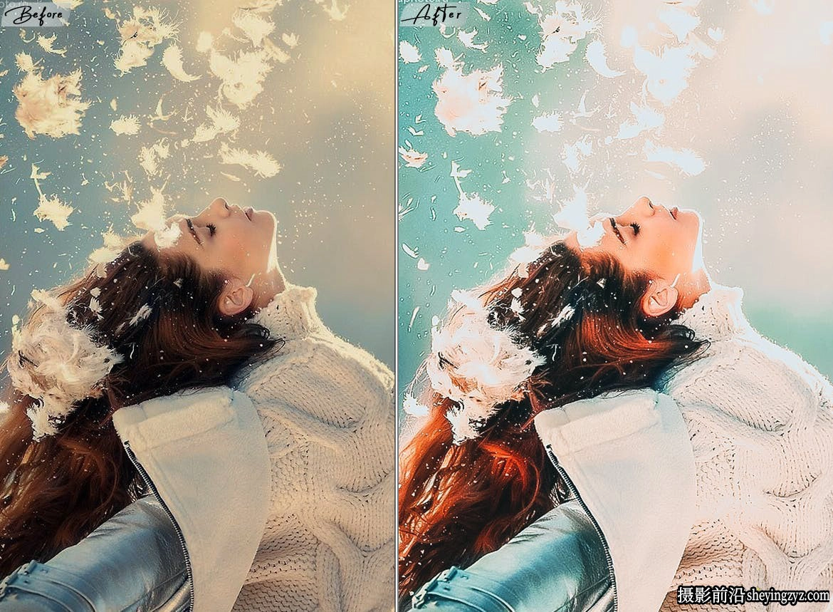 冬季魔法通透人像LR预设ACR调色预设 Winter Mood Lightroom Presets