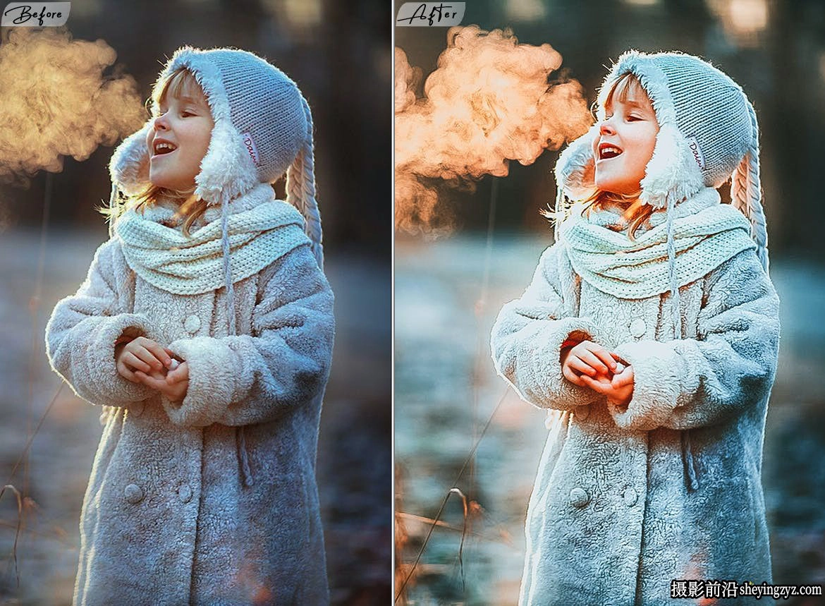 冬季魔法通透人像LR预设ACR调色预设 Winter Mood Lightroom Presets