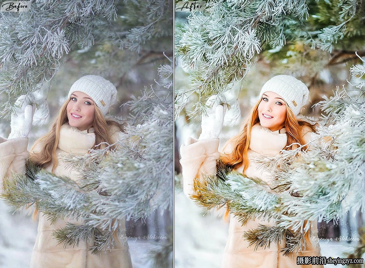 冬季魔法通透人像LR预设ACR调色预设 Winter Mood Lightroom Presets
