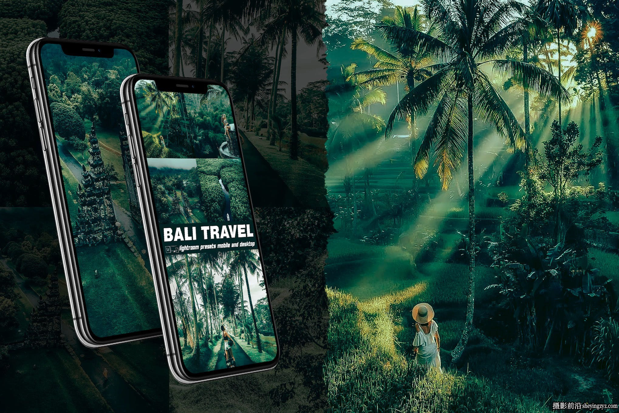 森系电影旅拍风光调色LR预设ACR调色预设 Bali Lightroom Presets
