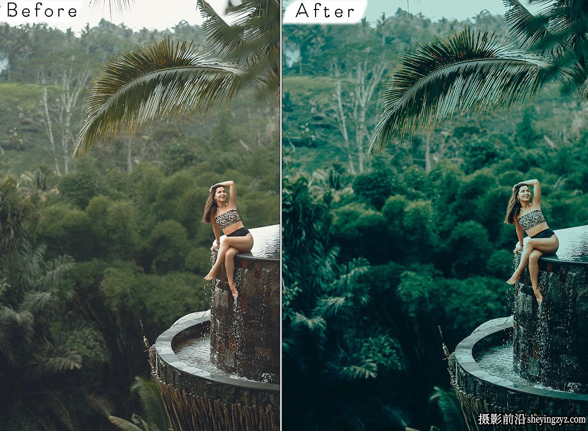 森系电影旅拍风光调色LR预设ACR调色预设 Bali Lightroom Presets