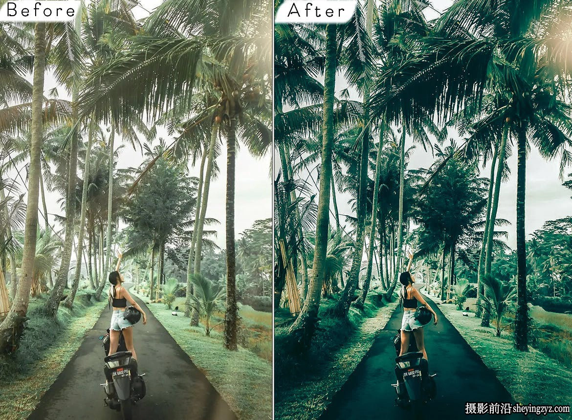 森系电影旅拍风光调色LR预设ACR调色预设 Bali Lightroom Presets