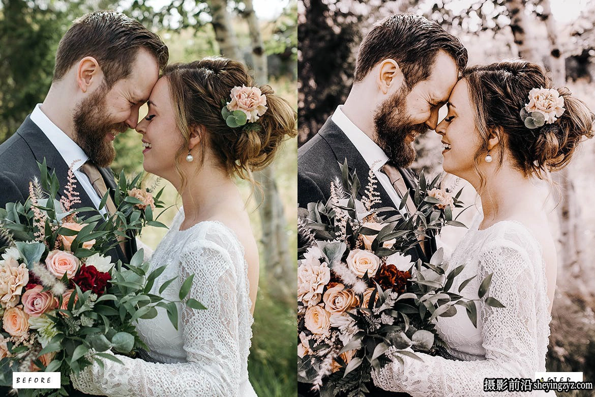 乡村胶片婚礼人像LR预设ACR预设 Rustic Wedding Lightroom Presets