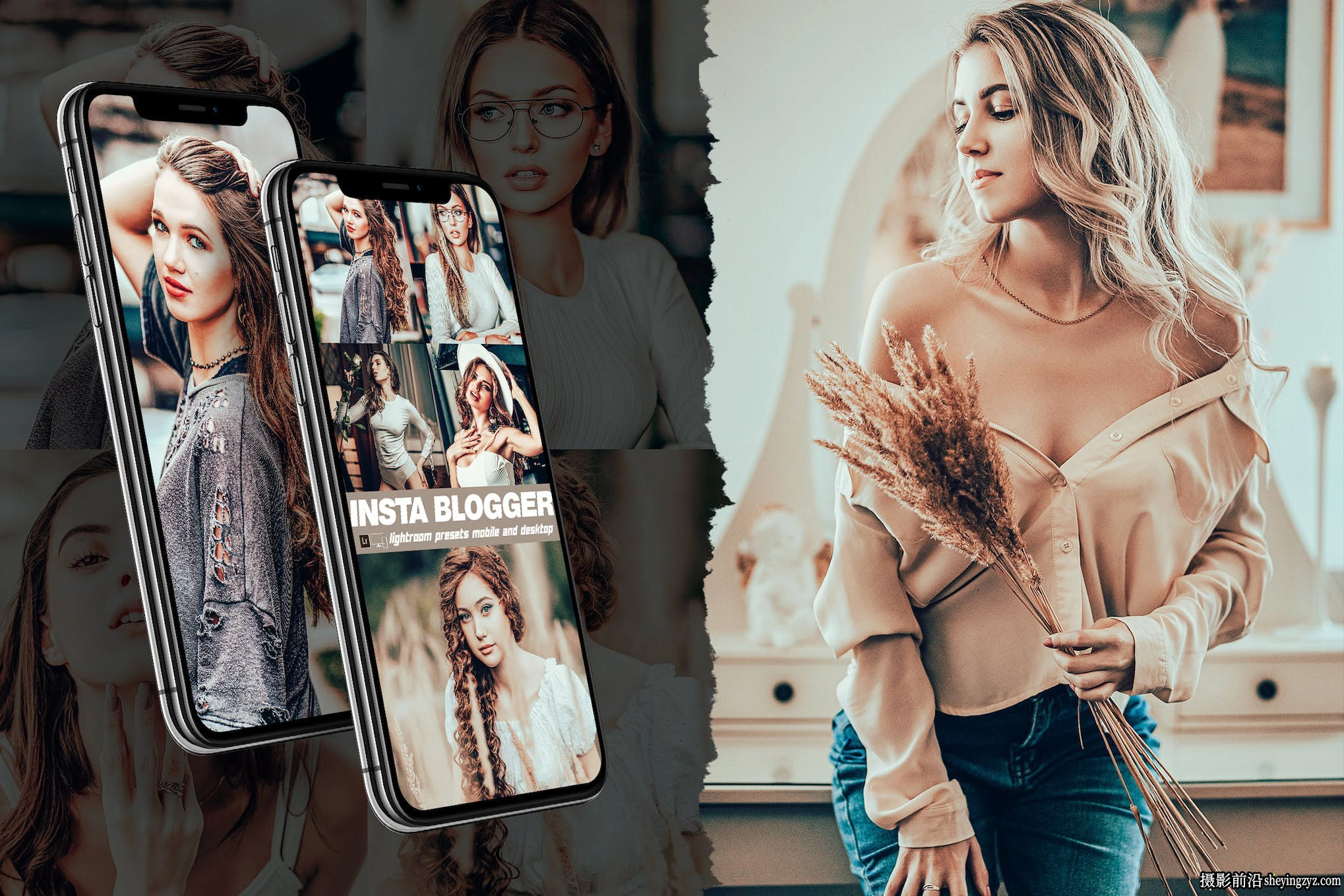复古胶片人像调色LR预设ACR预设 Insta Blogger Lightroom Presets