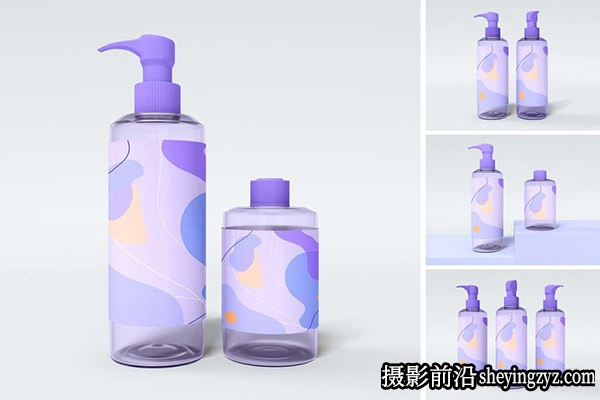 沐浴露瓶包装样机,沐浴露瓶样机模型