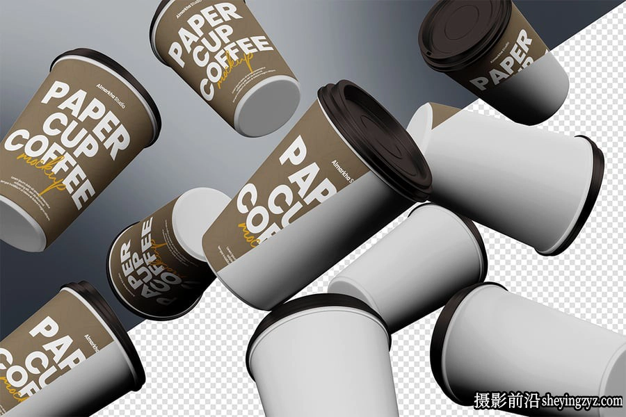 咖啡杯样机,杯子样机,包装样机模型