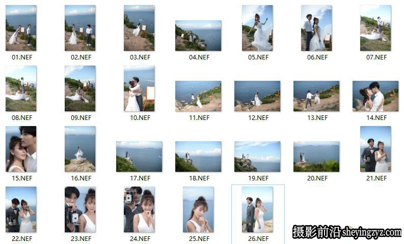 影楼外景婚纱婚礼人像摄影免费RAW原图调色练习RAW素材