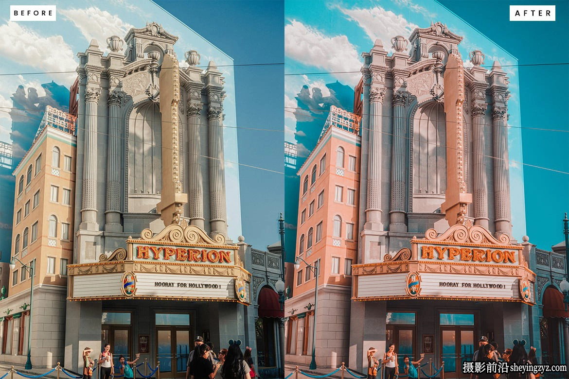 好莱城市电影风光LR预设ACR调色预设 Hollywood Lightroom Presets