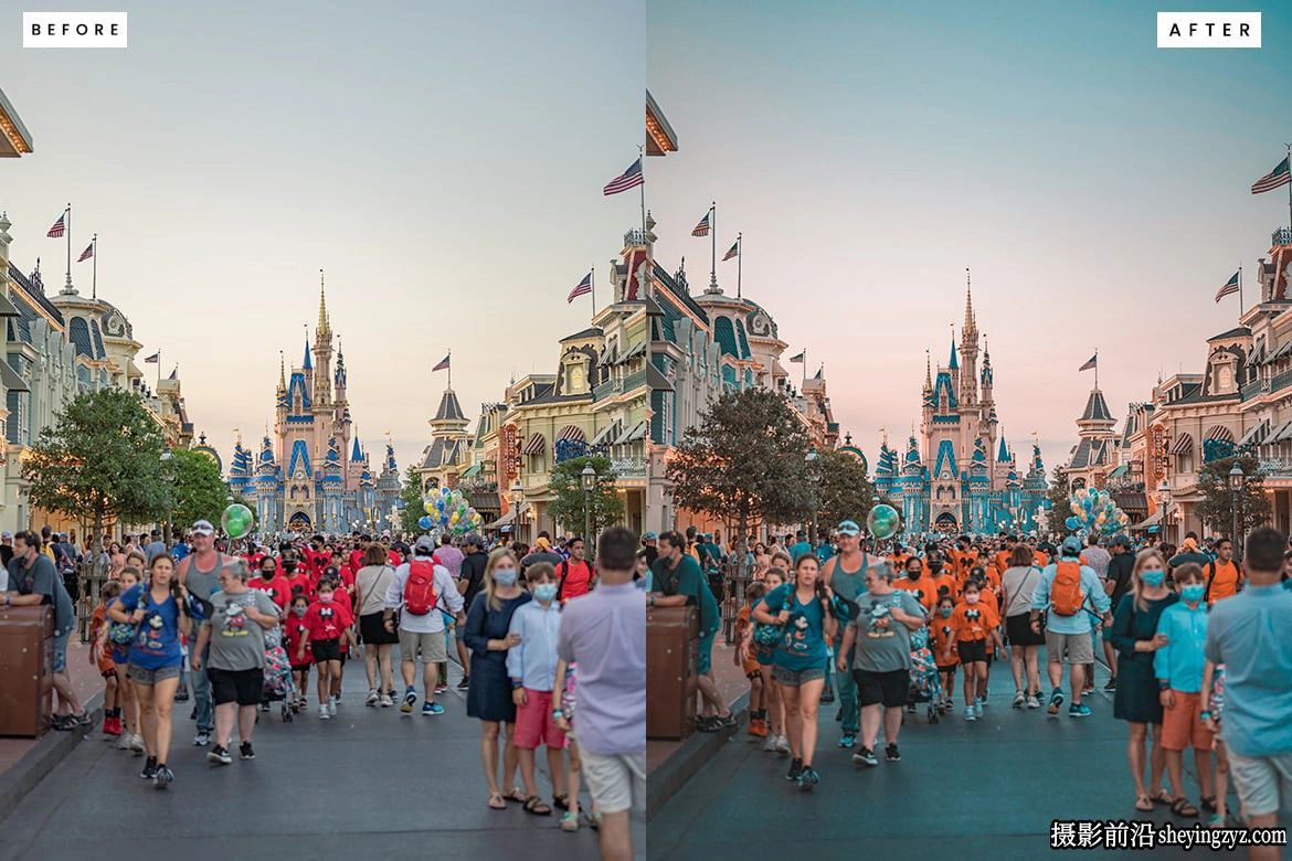 好莱城市电影风光LR预设ACR调色预设 Hollywood Lightroom Presets