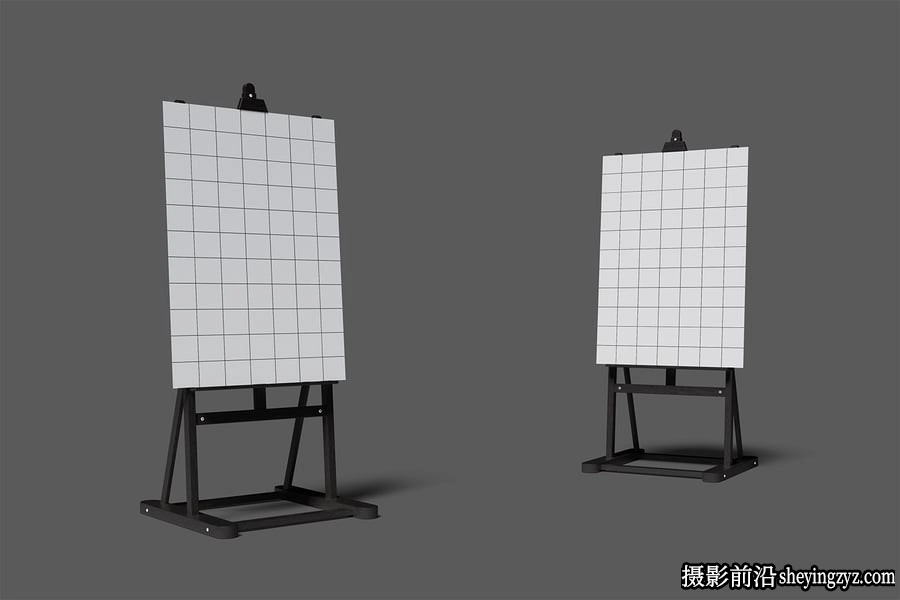 画架海报样机模型,海报样机素材