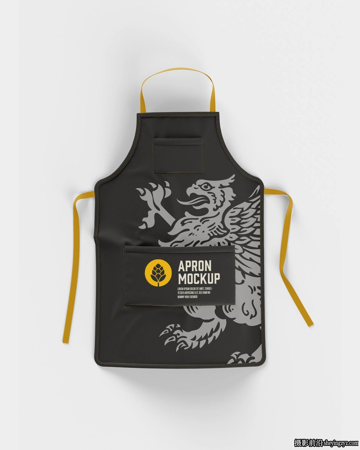 围裙样机,产品样机,围裙服饰展示样机