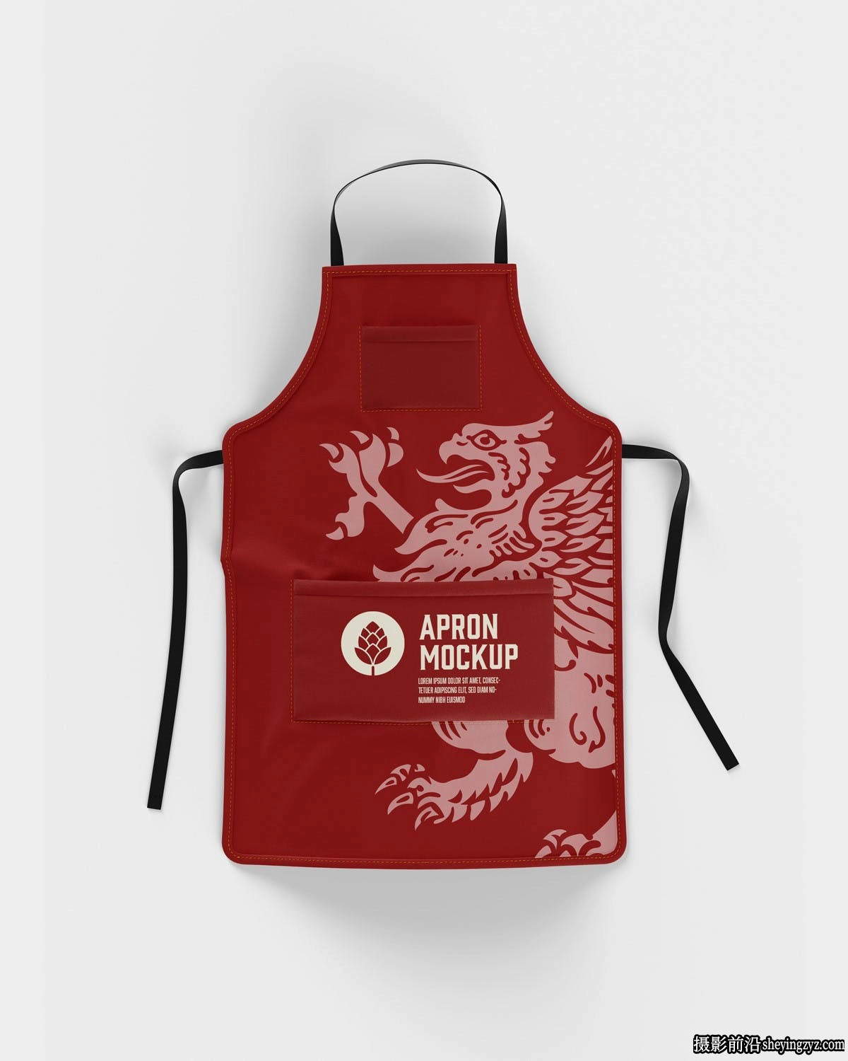 围裙样机,产品样机,围裙服饰展示样机