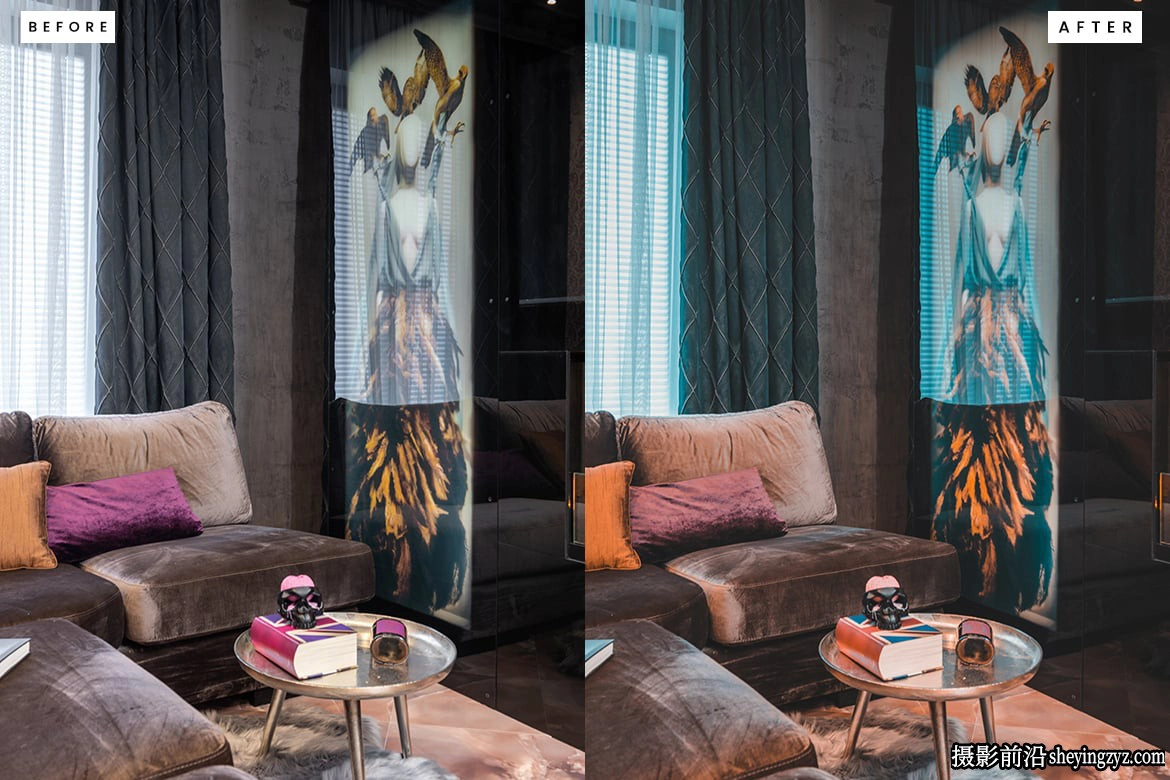 家庭室内摄影电影色彩LR预设ACR预设 Home Light Lightroom Presets