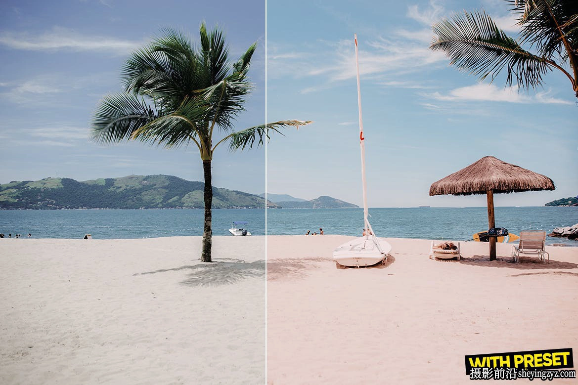旅拍风光玫瑰金LR预设ACR调色预设 ARTA-Rose Gold Beach Presets