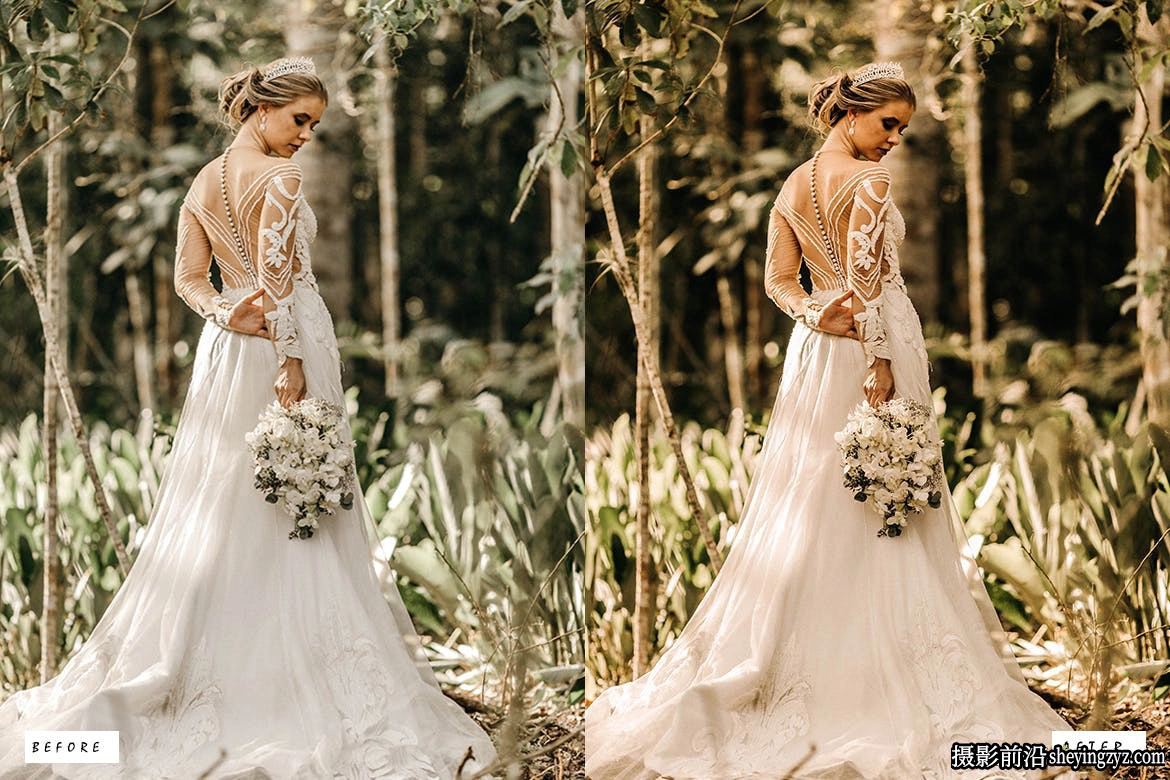 复古电影婚礼调色LR预设ACR预设 Retro Wedding Lightroom Presets
