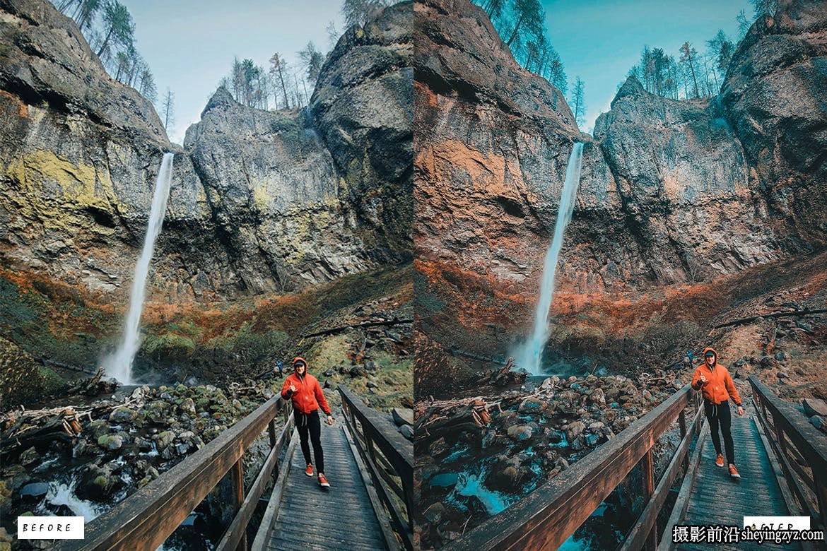 电影橙青色调色LR预设ACR预设 Orange &amp; Teal Lightroom Presets