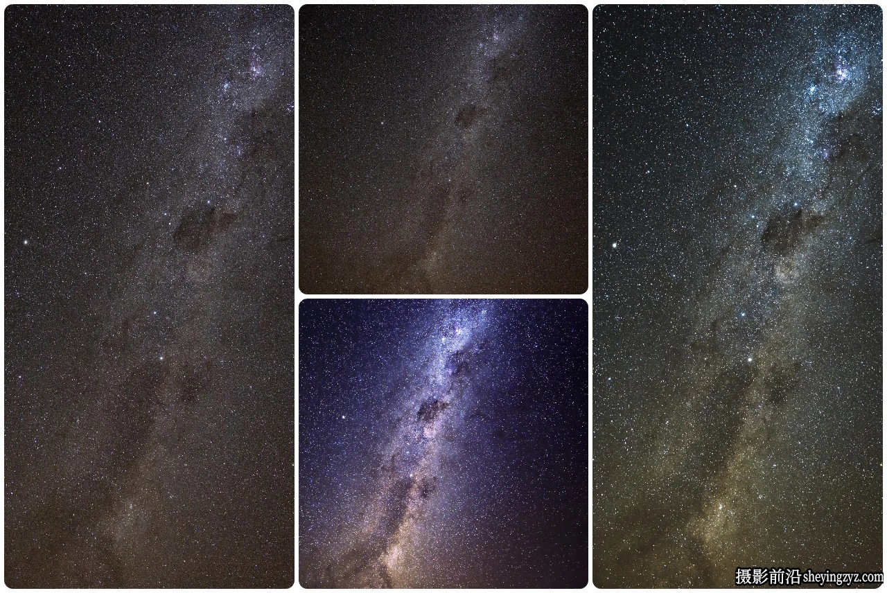 星空星轨银河摄影后期叠加合成源文件CR2格式RAW原图