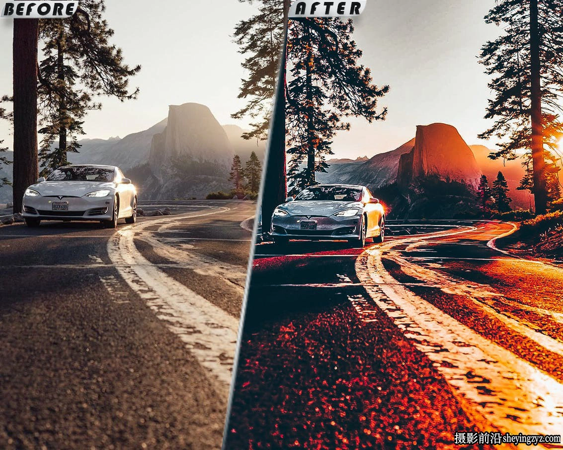 城市电影胶片落日余晖免费LR预设ACR预设 Urban Mood 07 Presets