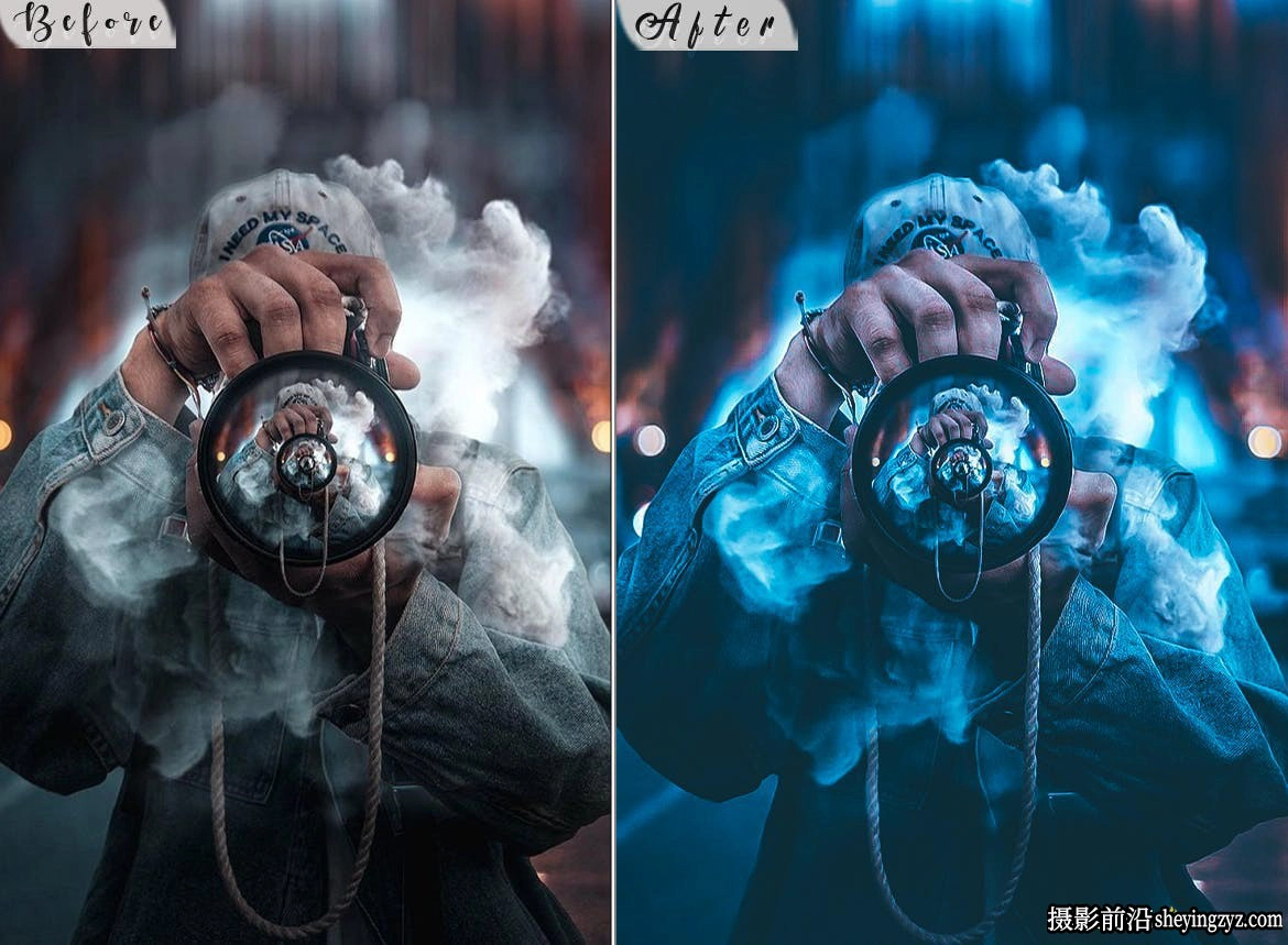 城市街拍蓝调电影胶片调色LR预设 Blue Cinematic Lightroom Street