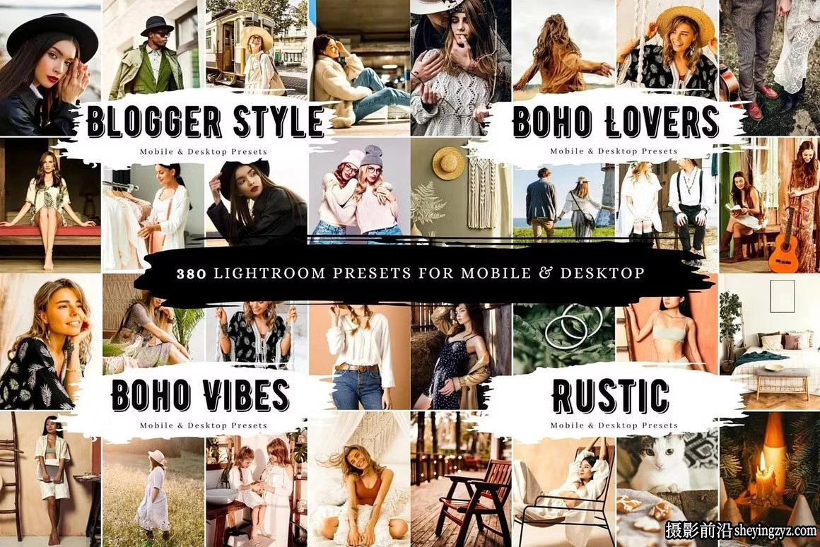 38套380种风光人像LLR预设及手机lr预设  Lightroom Preset Bundle