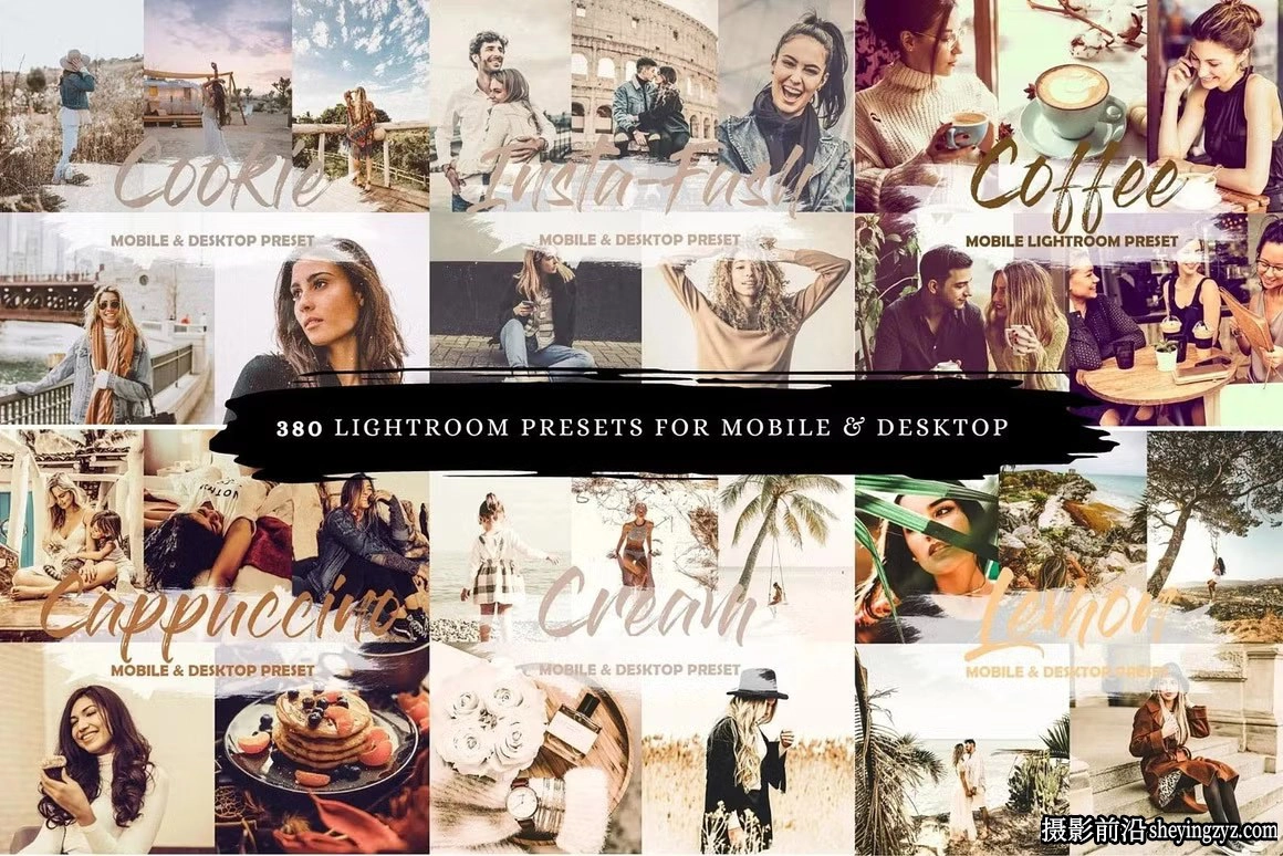 38套380种风光人像LLR预设及手机lr预设  Lightroom Preset Bundle
