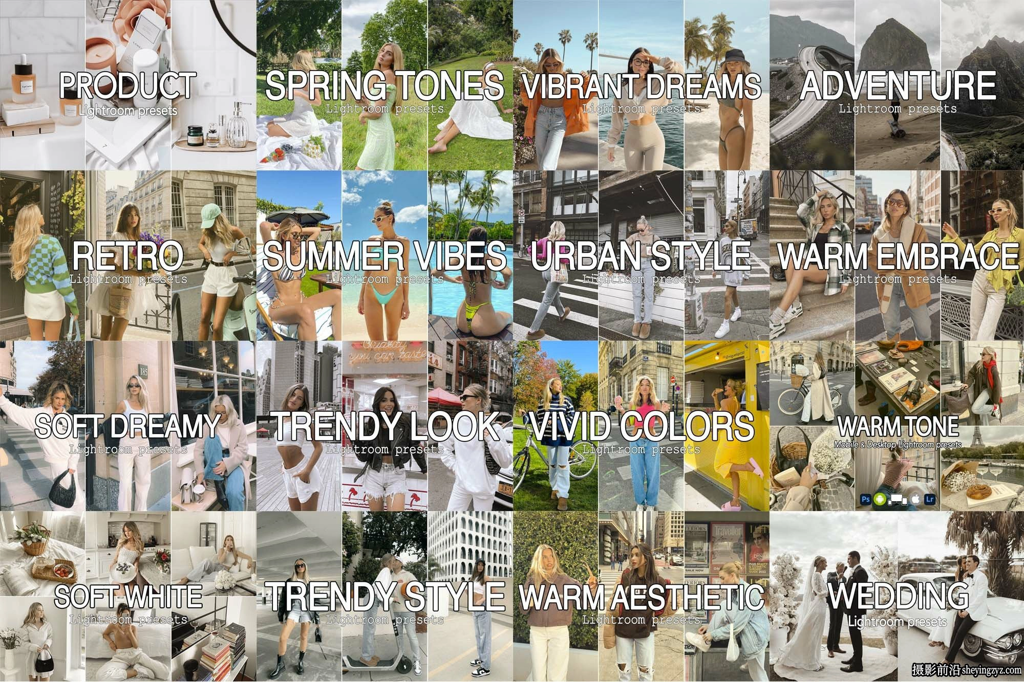 3000种Lightroom预设及手机lr预设ACR预设合集 Lightroom Presets