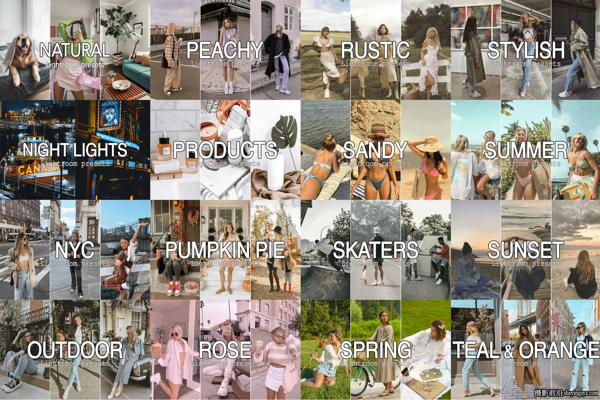 3000种Lightroom预设及手机lr预设ACR预设合集 Lightroom Presets