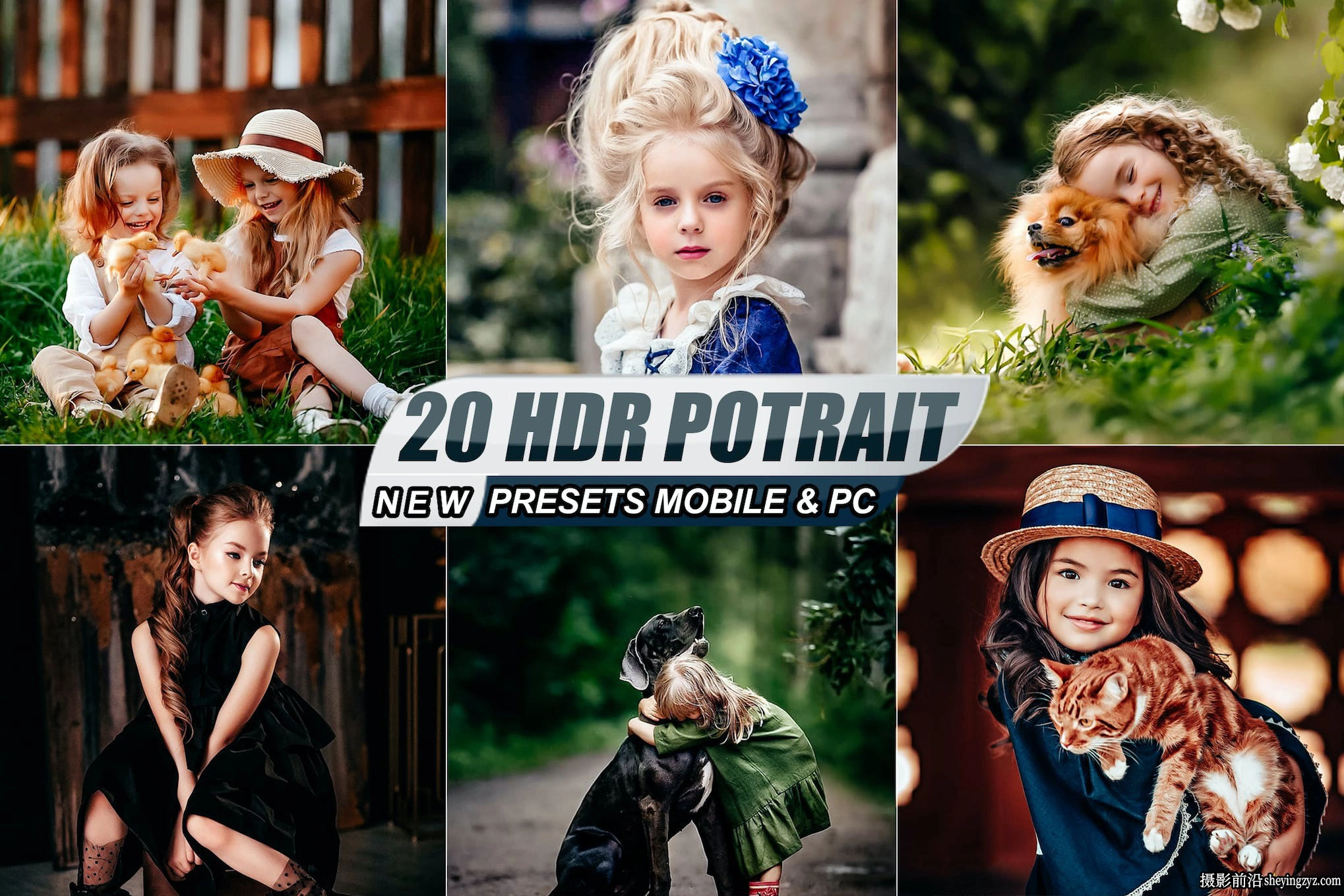 20个唯美儿童后期调色LR预设ACR调色预设 HDR lightroom Presets