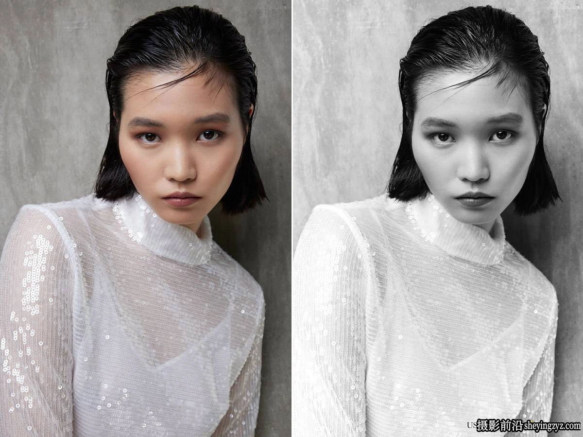 Lara Jade 时尚人像摄影黑白风格Capture One 预设样式完整版