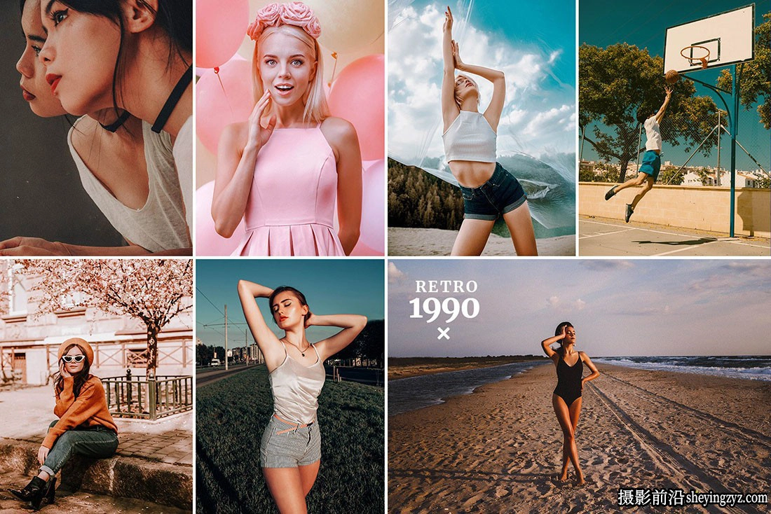 90年代经典通透复古胶片LR预设ACR调色预设1990 Retro - Presets