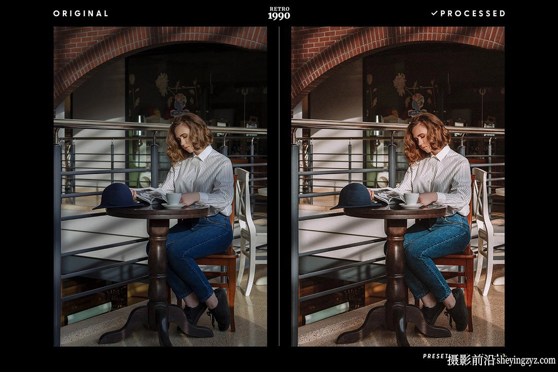 90年代经典通透复古胶片LR预设ACR调色预设1990 Retro - Presets